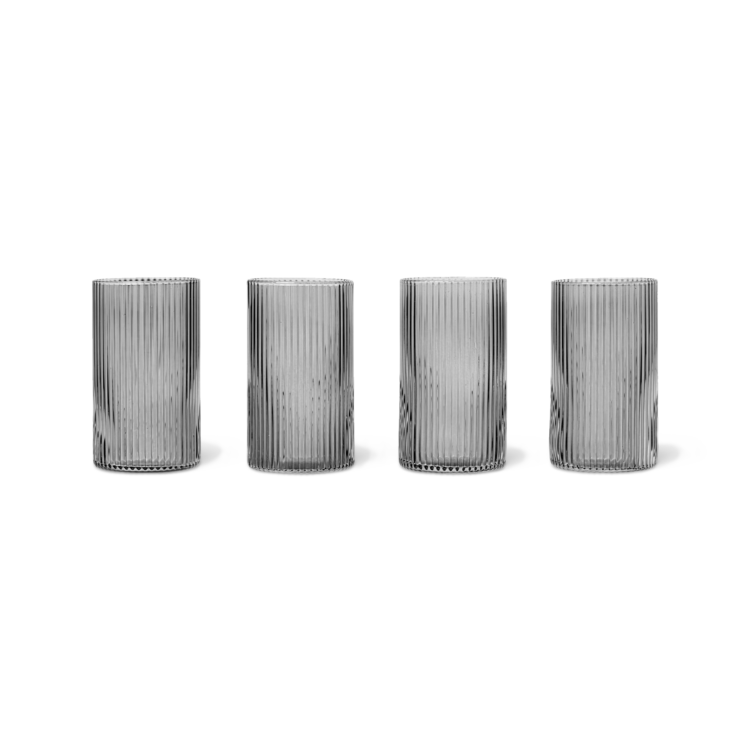 Ripple Water Glasses, Set of 4