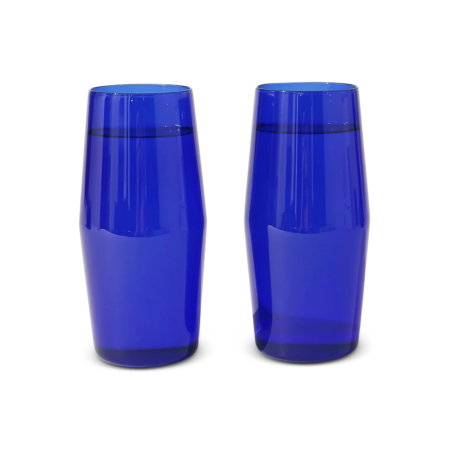 Yield - Century 16 oz Glasses - Set of Two, Cobalt | Gessato Design Store