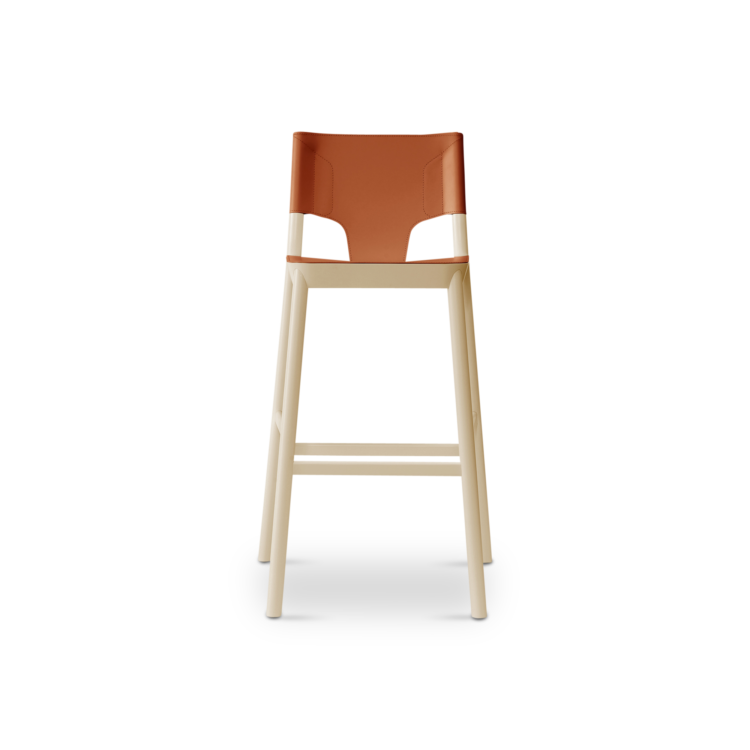 Marimba Bar Stool with Backrest