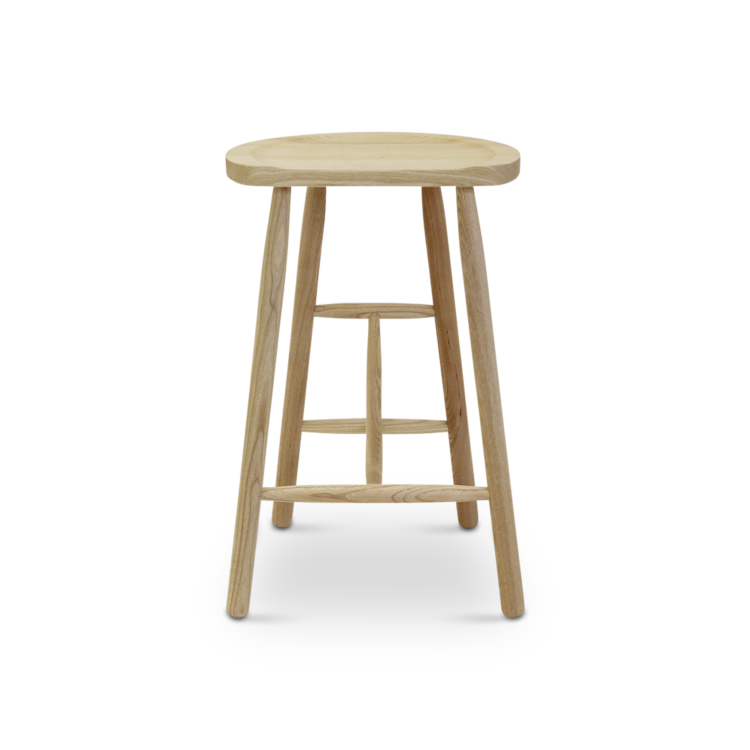 Puccio Wooden Counter Stool