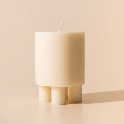 Chunky modern candle