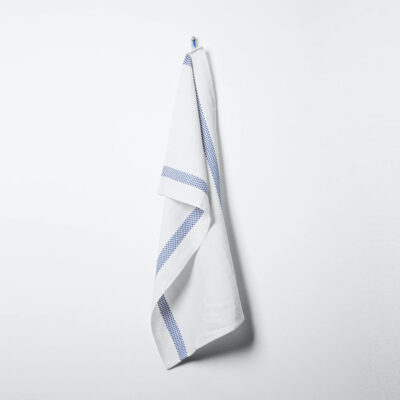 Cotton kitchen towel for baking, white