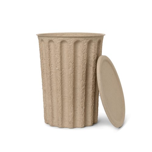 paper pulp trash can