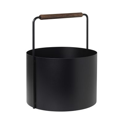 log basket for fireplace