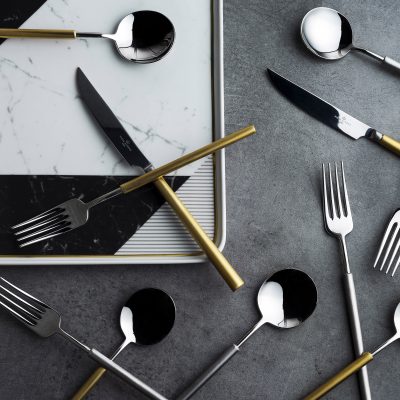 Domo Flatware, Set of 8 - Gessato Design Store
