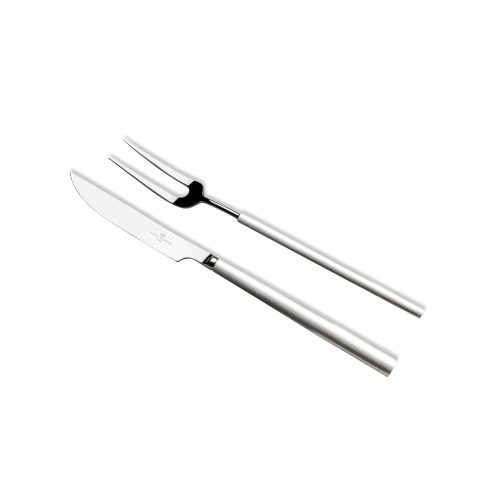 Domo Serving Meat Fork + Knife - Gessato Design Store