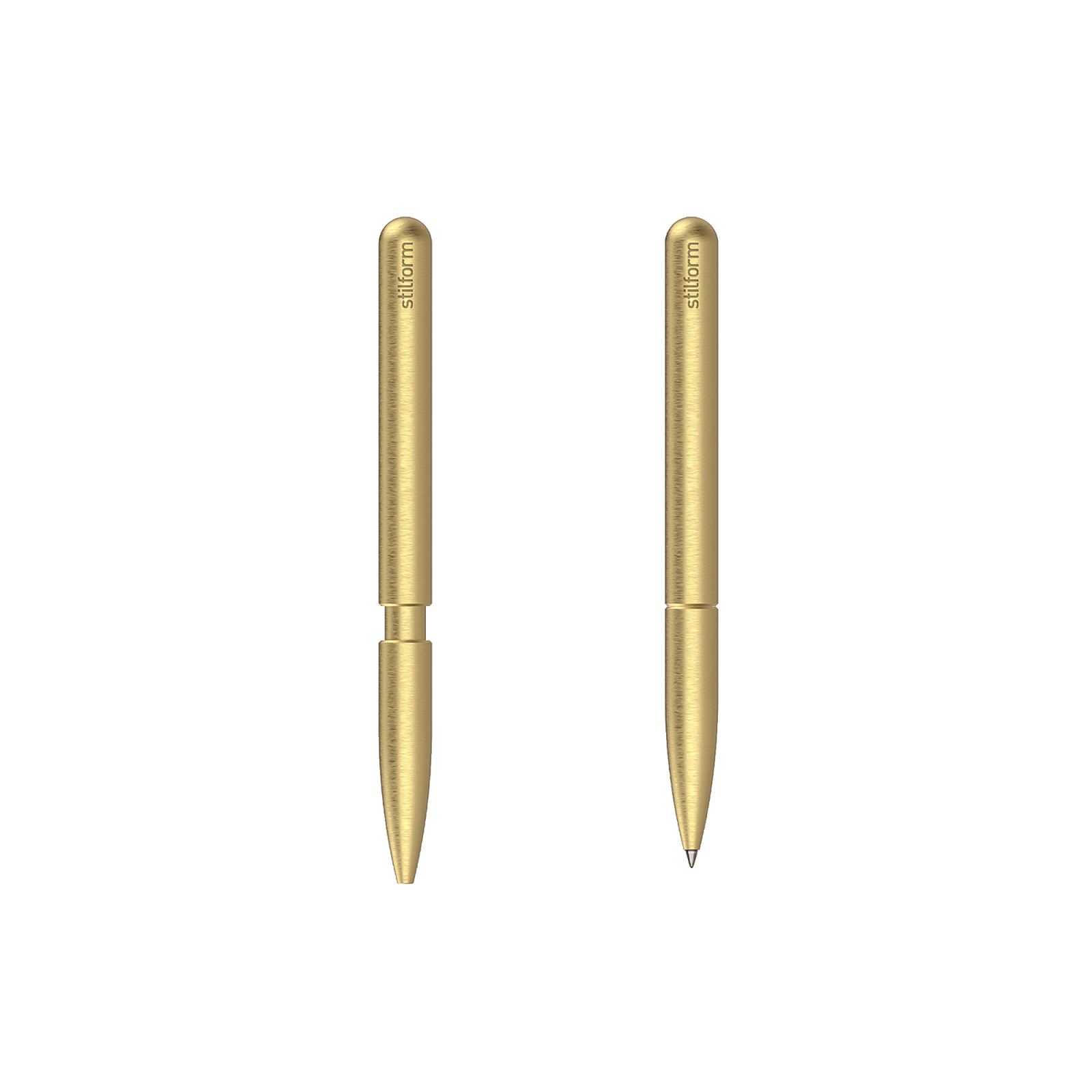 Stilform Brass Ballpoint Pen - Gessato Design Store