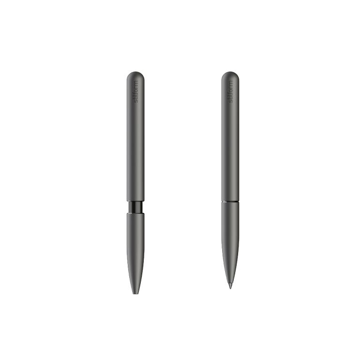 Stilform Titanium Ballpoint Pen, DLC - Gessato Design Store