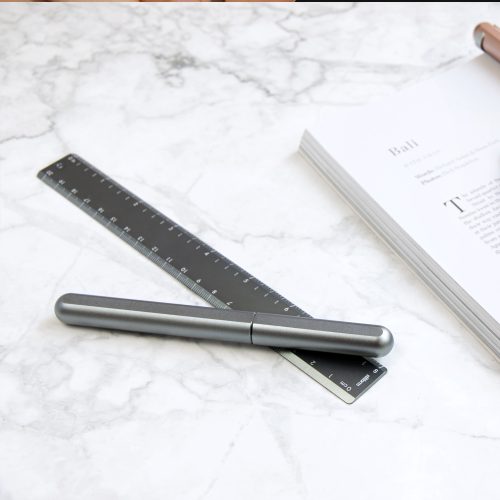 Stilform Aluminum Fountain Pen, Comet Gray - Gessato Design Store