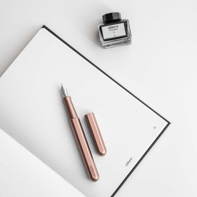 Stilform Aluminum Fountain Pen, Rose Moon - Gessato Design Store