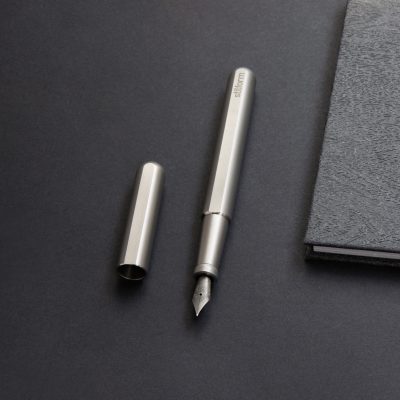Stilform Titanium Fountain Pen, Matte - Gessato Design Store