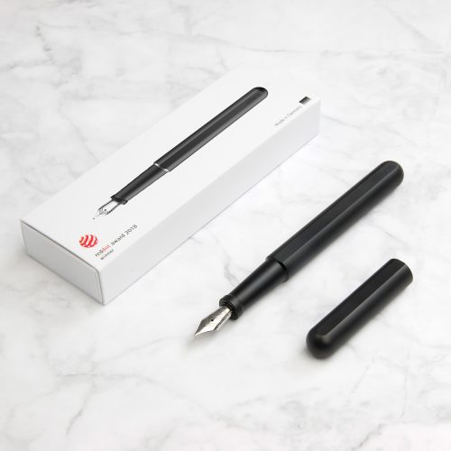 Stilform Aluminum Fountain Pen, Warp Black - Gessato Design Store