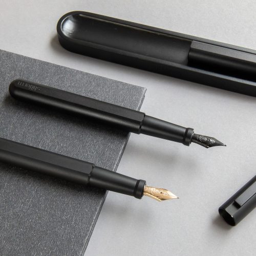 Stilform Aluminum Fountain Pen, Warp Black - Gessato Design Store