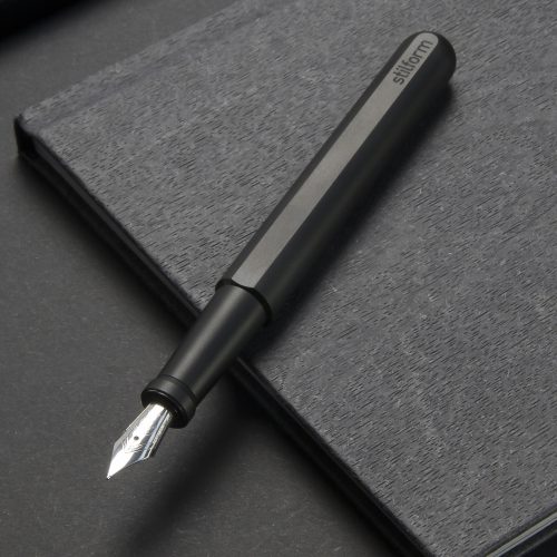 Stilform Aluminum Fountain Pen, Warp Black - Gessato Design Store