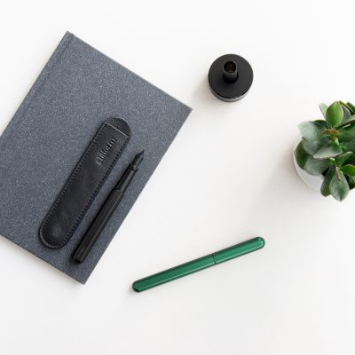 Stilform Aluminum Fountain Pen, Warp Black - Gessato Design Store