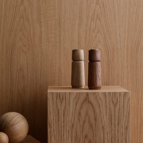 Ro Wooden Salt Pepper Grinders - Gessato Design Store