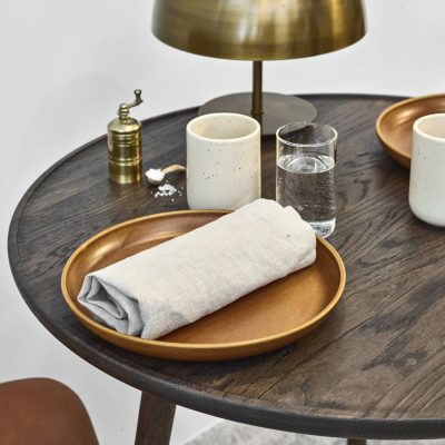Accent Cafe, Round Wooden Side Table - Gessato Design Store
