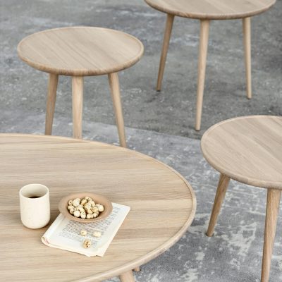 Accent Cafe, Round Wooden Side Table - Gessato Design Store
