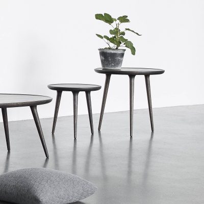 Accent, Small Round Wooden Side Table - Gessato Design Store