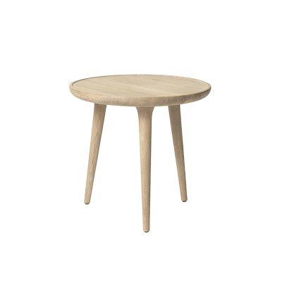Accent, Small Round Wooden Side Table - Gessato Design Store