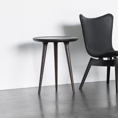 Accent, Small Round Wooden Side Table - Gessato Design Store