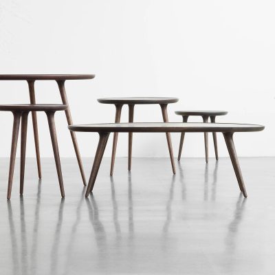 Accent Wooden Oval Coffee Table - Gessato Design Store