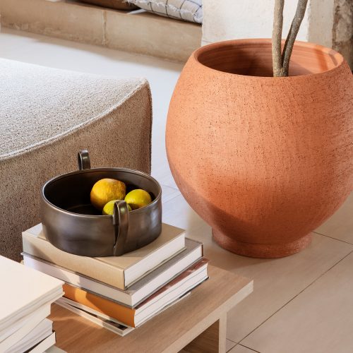 Ando Pot, Terracotta - Gessato Design Store