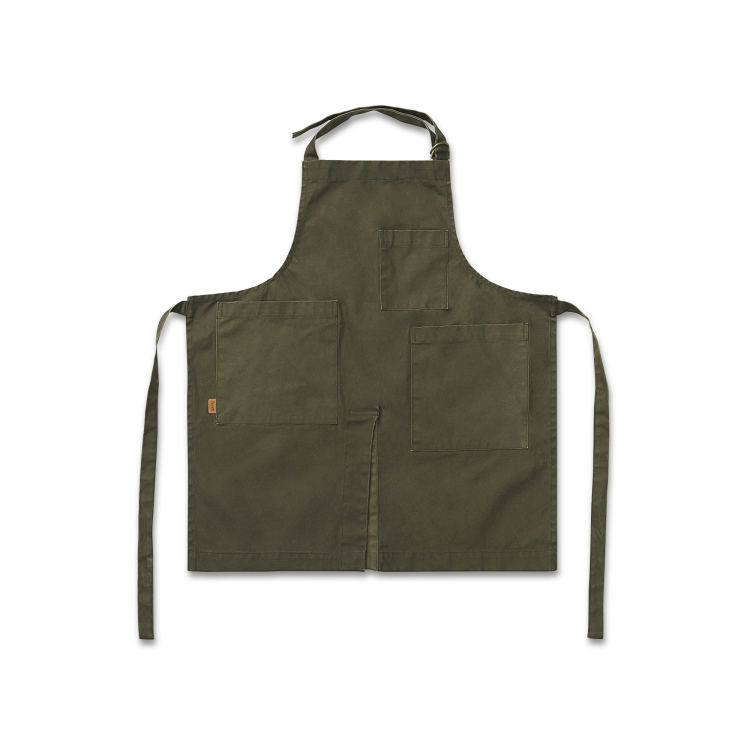 Bark Garden Apron, Olive