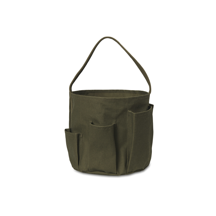 Bark Garden Bucket Bag, Olive
