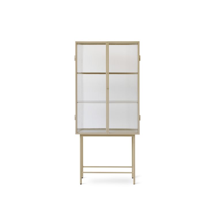 Ferm Living - Haze Vitrine, Black Metal and Glass Cabinet | Gessato ...