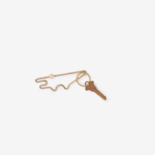 Brass key ring, animal - Gessato Design Store