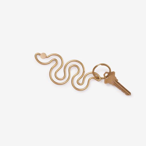 Brass key ring, animal - Gessato Design Store