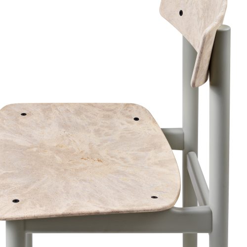 Conscious Chair 3162, Grey Beech and Wood Waste - Gessato Design Store