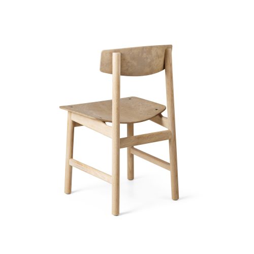 Conscious Chair 3162, –Soaped Oak and Coffee Waste Light - Gessato Design Store