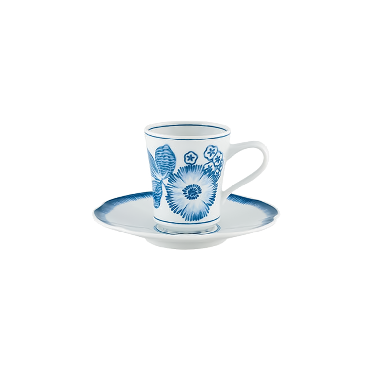 Coralina Blue – Coffee Cup & Saucer
