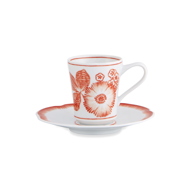 Coralina Coffee Cup and Saucer