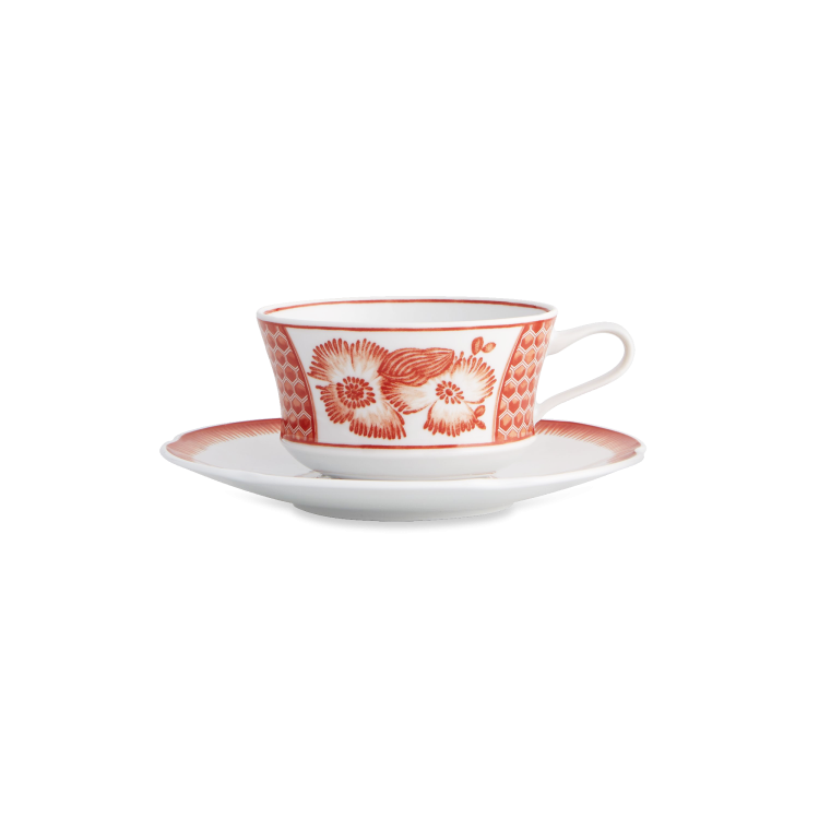 Coralina Tea Cup and Saucer