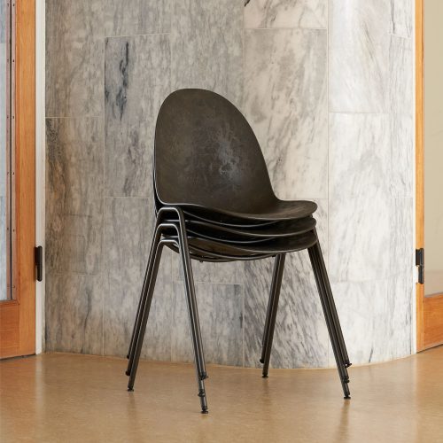 Eternity Sidechair, Coffee Waste Black - Gessato Design Store