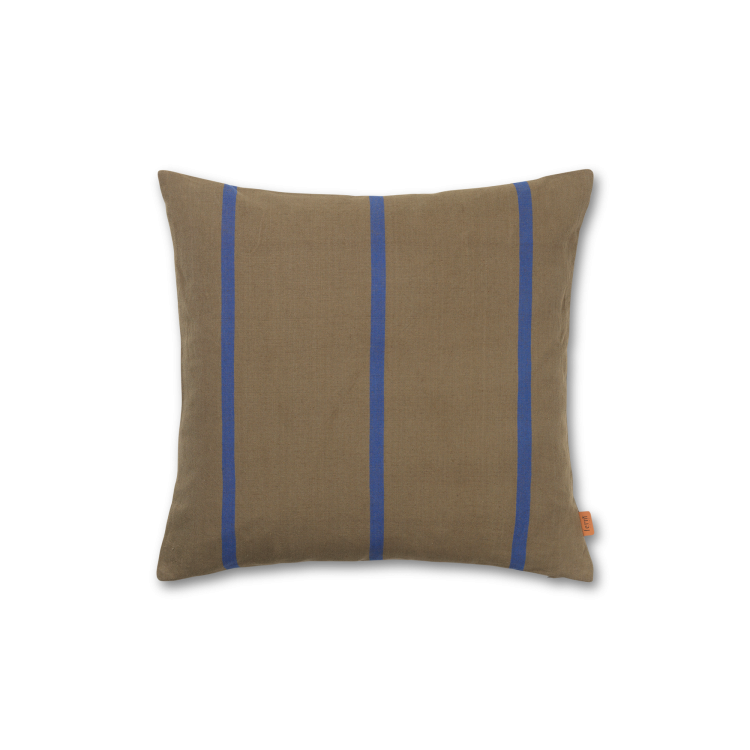 Grand Cushion, Olive/Bright Blue