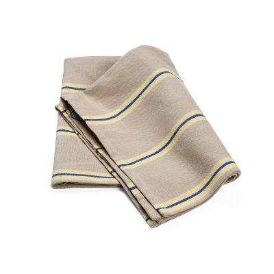 Hale Tea Towel, Oyster/Lemon/Blue (Copy) - Gessato Design Store