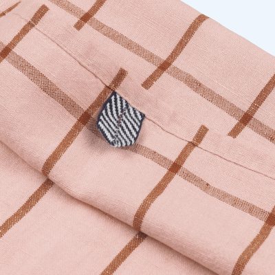 Hale Tea Towel, Rose/Rust - Gessato Design Store