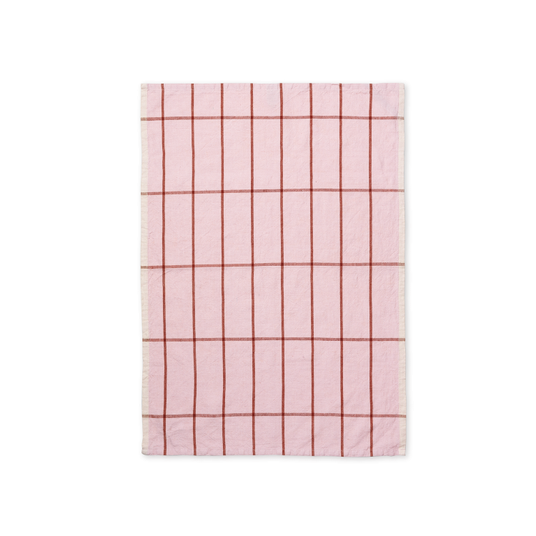 Hale Tea Towel, Rose/Rust