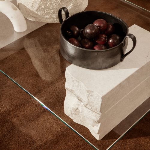 Mineral Coffee Table Bianco Curia - Gessato Design Store