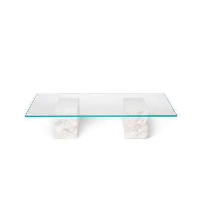 Mineral Coffee Table Bianco Curia - Gessato Design Store