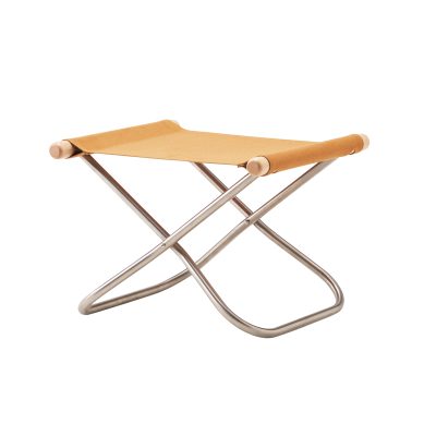 NY Chair X Ottoman by Takeshi Nii, Camel - Gessato Design Store