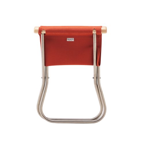 NY Chair X Ottoman by Takeshi Nii, Vermilion Orange - Gessato Design Store