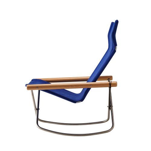 NY Rocking Chair X by Takeshi Nii, Blue - Gessato Design Store