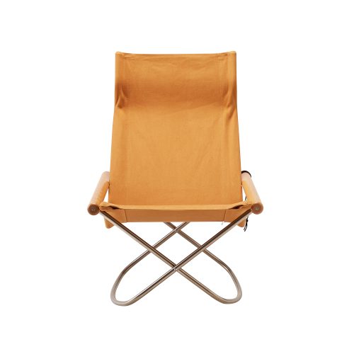 NY Rocking Chair X by Takeshi Nii, Camel - Gessato Design Store