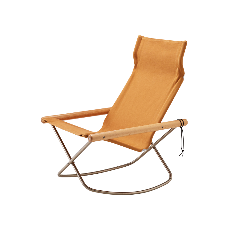 NY Rocking Chair X by Takeshi Nii, Camel