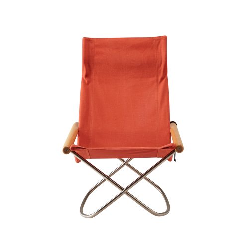 NY Rocking Chair X by Takeshi Nii, Vermilion Orange - Gessato Design Store